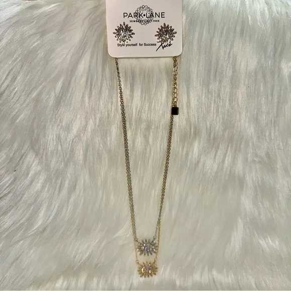 Park Lane Gold and Silver Star Burst Jewelry Set - Picture 3 of 6
